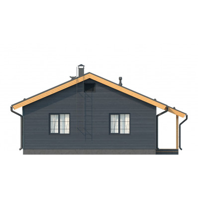 Maison Bordeaux en bois - 76,8 m²