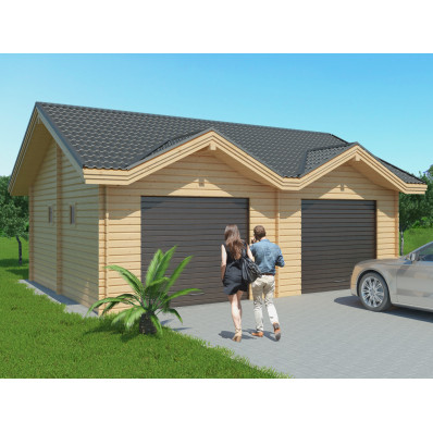 Garage en bois Nice 48 m2