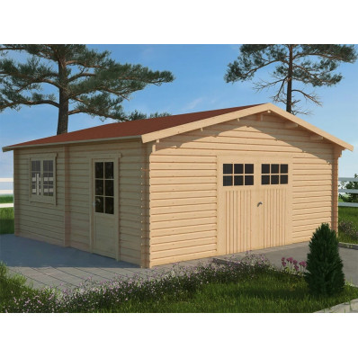 Garage en bois 36m²