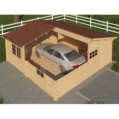 Garage en bois 36m²