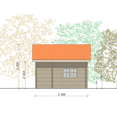 Chalet Grimaud 19,9 m2+ 16 mezzanine