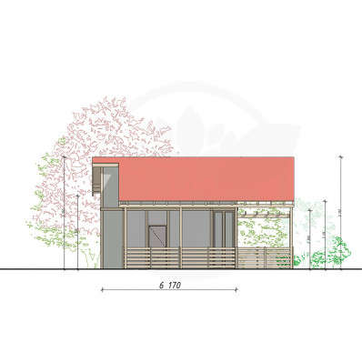 Maison bois Cannes 49 m3