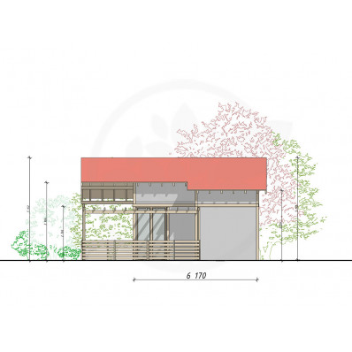 Maison bois Cannes 49 m3