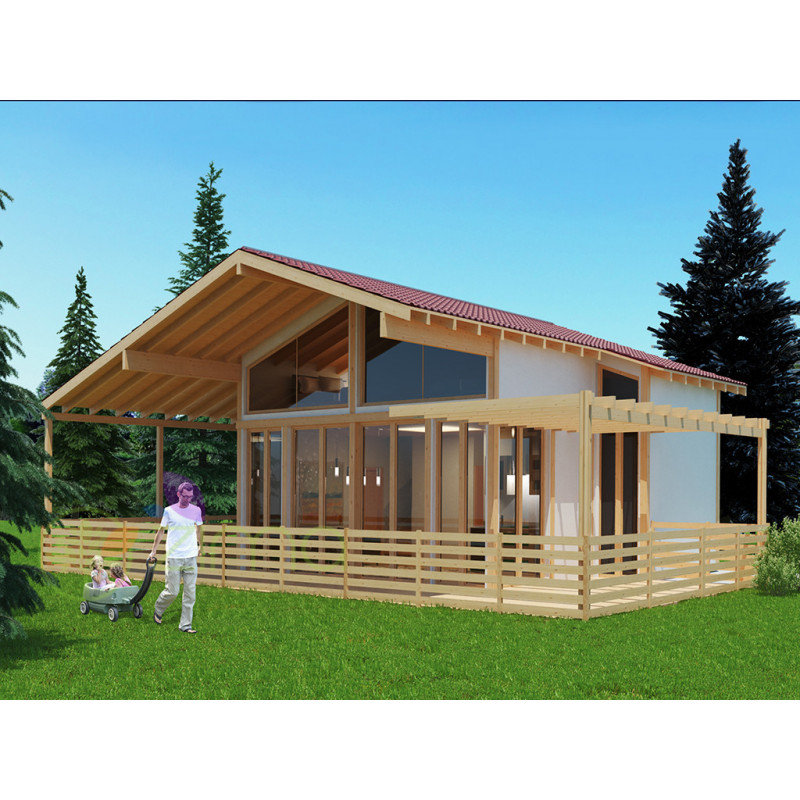 Maison bois Cannes 49 m3 Maison bois Cannes 49 m3