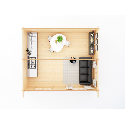 Chalet Béziers 30 m² 45mm