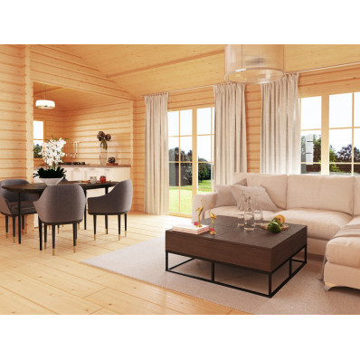Chalet en bois Marseille 70m² 45mm