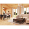 Chalet en bois Marseille 70m² 45mm